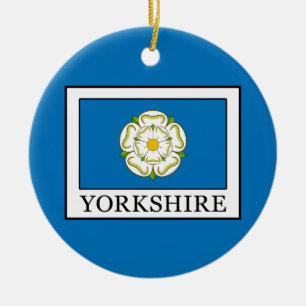 Yorkshire-Landkreis England Keramik Ornament