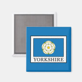 Yorkshire Landkreis England Magnet (Vorderseite/Rückseite)