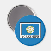 Yorkshire Landkreis England Magnet (Vorderseite/Rückseite)
