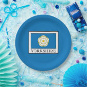 Yorkshire Landkreis England Pappteller (Party)