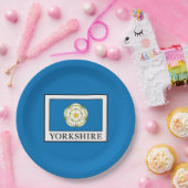 Yorkshire Landkreis England Pappteller (Party)