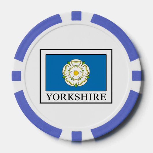 Yorkshire Landkreis England Pokerchips (Vorderseite)