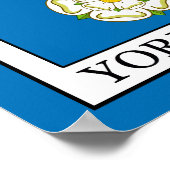 Yorkshire Landkreis England Poster (Ecke)