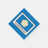 Yorkshire Landkreis England Serviette (Ecke)
