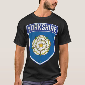 Yorkshire Landkreis Shield White Rose of York Engl T-Shirt