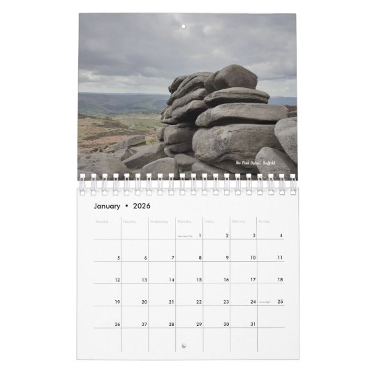 Yorkshire-Landschaft 2024 Kalender (Jan 2026)