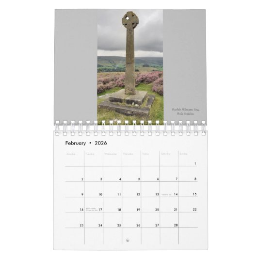 Yorkshire-Landschaft 2024 Kalender (Feb 2026)