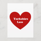 Yorkshire Lass Postkarte (Vorderseite)