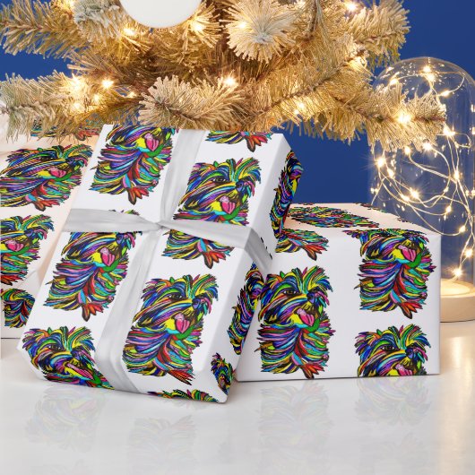 Yorkshire Liebe Wrapping Paper Geschenkpapier (Feiertage)