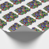 Yorkshire Liebe Wrapping Paper Geschenkpapier (Ecke)