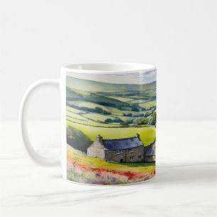 "Yorkshire Meadowsong" Landscape Yorkshire Dales Kaffeetasse