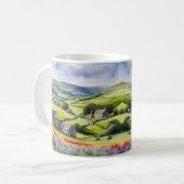 "Yorkshire Meadowsong" Landscape Yorkshire Dales Kaffeetasse (Vorderseite Links)