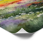 "Yorkshire Meadowsong" Landscape Yorkshire Dales Poster (Ecke)