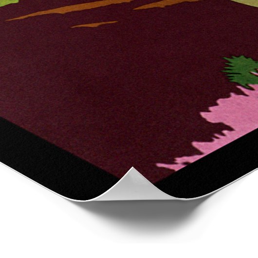 Yorkshire Moors Poster (Ecke)