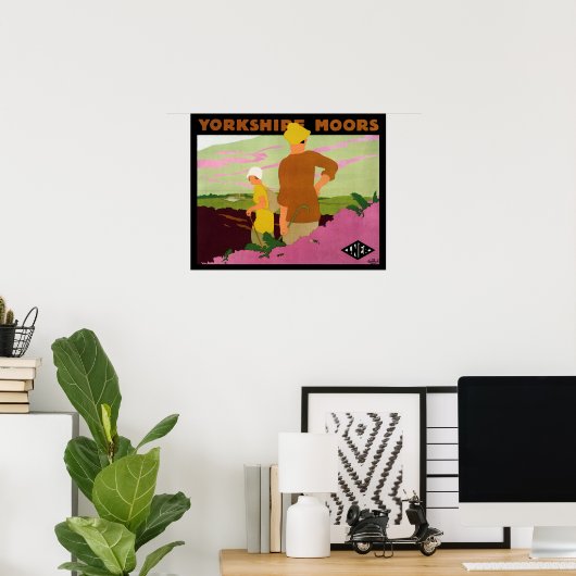 Yorkshire Moors Poster (Heimbüro)