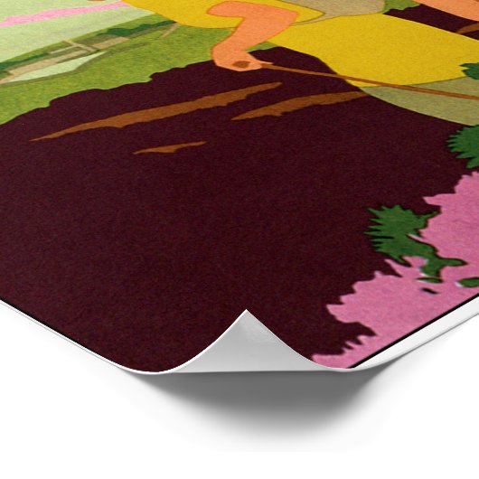 Yorkshire Moors Poster (Ecke)