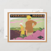 Yorkshire Moors Postkarte (Vorne/Hinten)