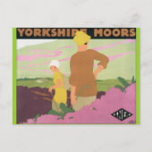 Yorkshire Moors Postkarte (Vorderseite)