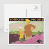 Yorkshire Moors Postkarte (Vorne/Hinten)