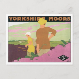 Yorkshire Moors Postkarte