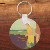 Yorkshire Moors Schlüsselanhänger (Vorderseite)