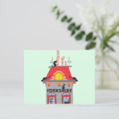 Yorkshire Postkarte (Stehend Vorderseite)