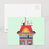 Yorkshire Postkarte (Vorne/Hinten)