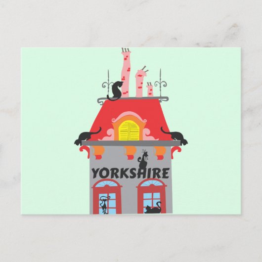 Yorkshire Postkarte (Vorderseite)