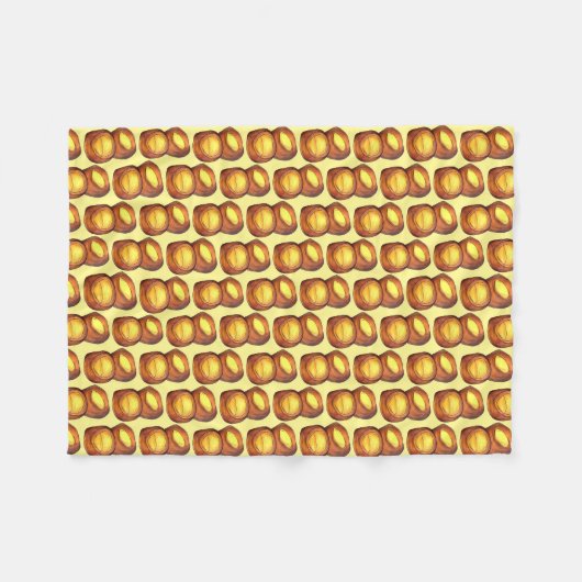Yorkshire Pudding North England British Food Fleecedecke (Vorderseite (Horizontal))