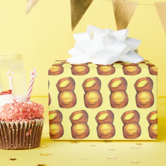 Yorkshire Pudding Sunday Roast UK British Food Geschenkpapier (Geburtstagsparty)