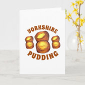 Yorkshire Pudding Sunday Roast UK British Food Karte (Gelbe Blume)