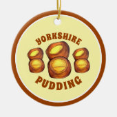 Yorkshire Pudding Sunday Roast UK British Food Keramik Ornament (Vorne)