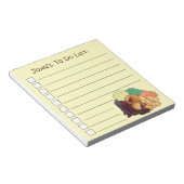 Yorkshire Pudding Sunday Roast UK British Food Notizblock (angewinkelt)