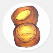 Yorkshire Pudding Sunday Roast UK British Food Runder Aufkleber (Vorderseite)