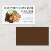 Yorkshire Pudding Sunday Roast UK British Food Visitenkarte (Vorne/Hinten)