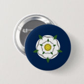 Yorkshire Region Flagge britisch Landkreis britain Button (Vorne & Hinten)