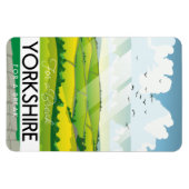 Yorkshire-Reiseplakat Magnet (Horizontal)
