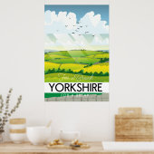 Yorkshire-Reiseplakat Poster (Küche)