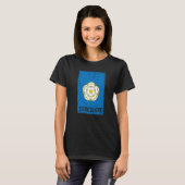 Yorkshire Rose Flag Idea für Frauen & UK Northern T-Shirt (Vorne ganz)