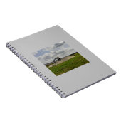 Yorkshire Schafe und ein Grabmesser. Notizblock (Rechte Seite)