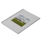 Yorkshire Schafe und ein Grabmesser. Notizblock (Linke Seite)