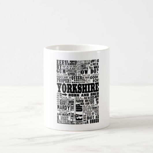 Yorkshire-Sprüche-Mug Kaffeetasse (Mittel)