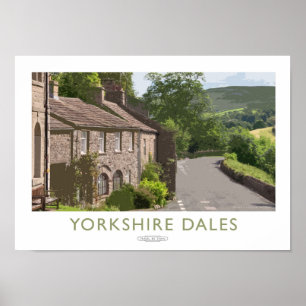 Yorkshire-Tal-Eisenbahn-Plakat Poster