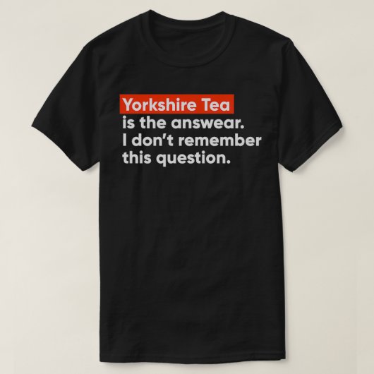 Yorkshire Tea ist die Bekleidung T-Shirt (Design vorne)
