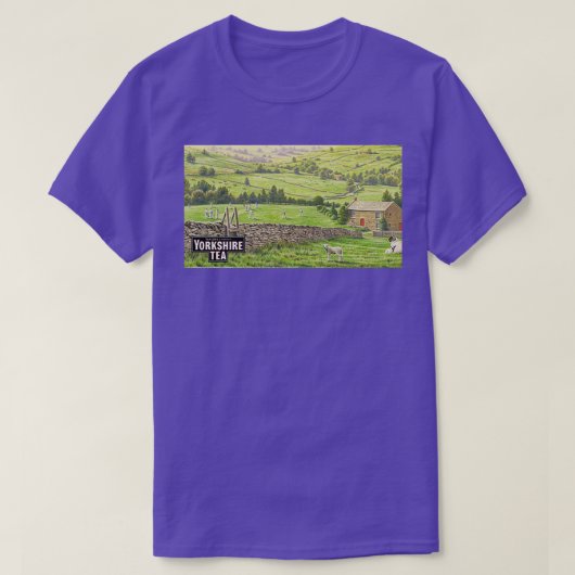 Yorkshire Teelandschaft mit Logo T-Shirt (Design vorne)
