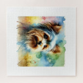 Yorkshire Terrier 080724AREF106 - Watercolor Puzzle (Horizontal)