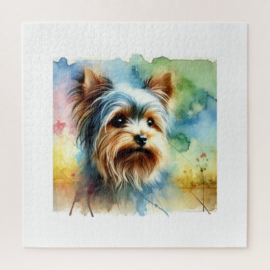 Yorkshire Terrier 080724AREF106 - Watercolor Puzzle (Vertikal)