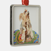 Yorkshire-Terrier 2012 Ornament Aus Metall (Rechts)