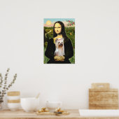 Yorkshire Terrier 2 - Mona Lisa Poster (Küche)