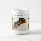 Yorkshire Terrier 3 Foto Collage Kaffeetasse (Mittel)